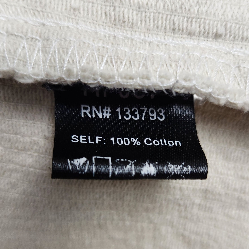 POL Leaving It All Behind Corduroy Jacket Cream Shacket Boho Womens Size Large - Picture 10 of 11
